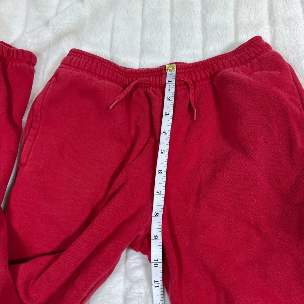 Gap Kids L/10 Unisex Modern Red Fall Winter Comfy Lounge School Jogger Sweatpant